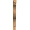 Ekena Millwork Funston Block Smooth Bracket, Western Red Cedar, 3 1/2"W x 26"D x 38"H BKT04X26X38FST05SWR - alternate 4